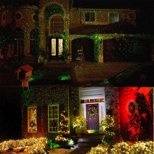 Dual Color Christmas Light Projector - Waterproof & Remote Control