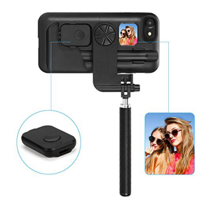 Folding Bluetooth Selfie Stick Case for iPhone 7/7 Plus