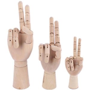 Wooden Hand Model For Artists