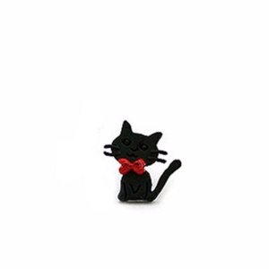 2pcs: Bow Cat Earrings