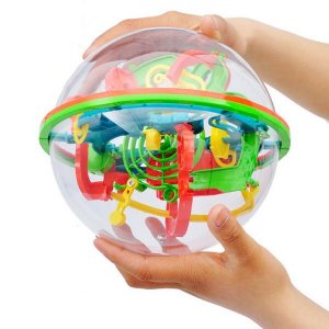 3D Magic Intellect Maze Kids Balance Logic Ability Puzzle Training Ball Toys
