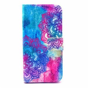 Flower Imitation Leather Wallet Case for iPhone 6 4.7"