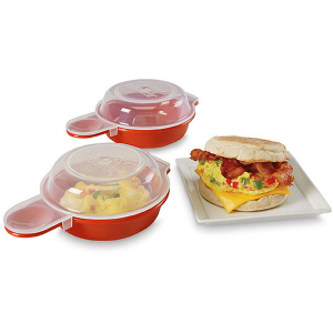 2-Pack Easy Microwave Egg Cooker