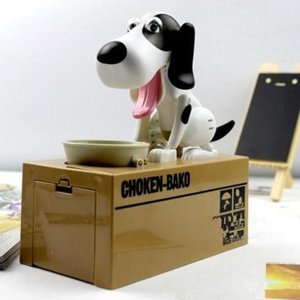 Electric Cute Dog Money Box