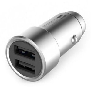 Fast Charging Car Charger Metal Style - SILVER