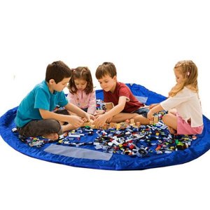Kids Play Mat and Toy Organizer