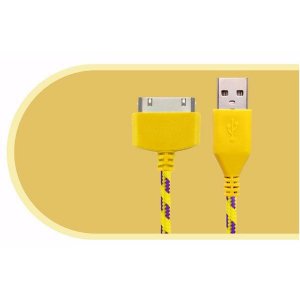 2m Nylon Netting Data Cable for iPhone 4
