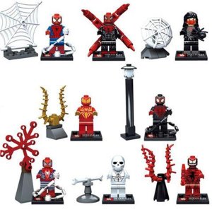 Assorted Animated Character Assembled Building Blocks Toys Set