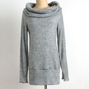 Long Sleeve Women's Slash Neckwarm Sweater