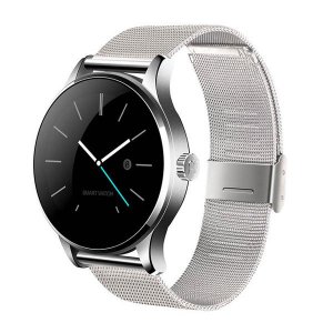 Smart Watch For iOS and Android with Heart Rate Monitor and Bluetooth - Leather