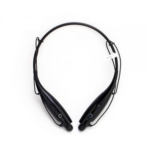 HBS730 Water Resistant Bluetooth Behind-the-Neck Stereo Headset - black and white color